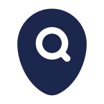 Map Point Search SVG Icon